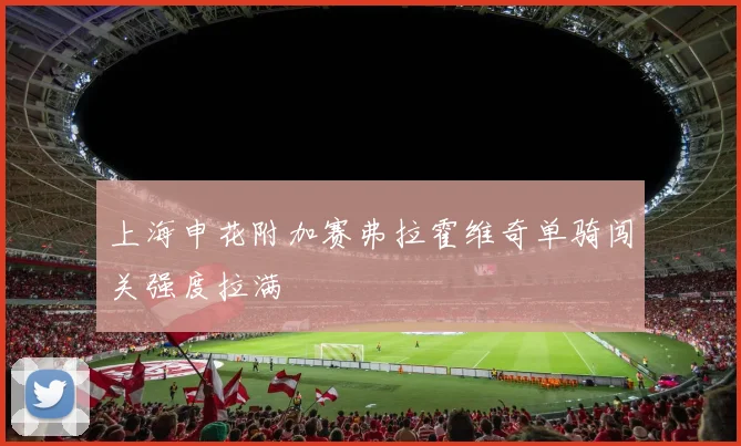 上海申花附加赛弗拉霍维奇单骑闯关强度拉满